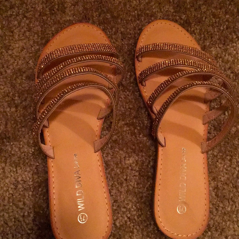 Rose Gold Sandels